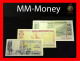 MAURITANIA 100-200-1000 Ouguiya 1975 - 1977 P. 3A - 3B - 3C *unissued Set Of 3 Notes Matching Serial Numbers*   UNC - Mauritania