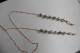 Cordon Chaine à Lunettes Métal Doré Et Cristaux Bleu Gris Irisé Reflets Aurore Boréale - Necklaces/Chains