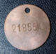 Jeton De Taxe Sur Les Chiens "Année 1949 Belgique / Belgie" Dog License Tax Tag - Monetary / Of Necessity