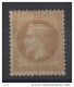 France N° 28B * Napoléon III 10 C Bistre Type II (Gros Points) - 1863-1870 Napoléon III Con Laureles