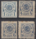 Danish West Indies - Postage Due - Set Of 4 - Mi 1~4 - 1902 - Danimarca (Antille)