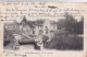 Saint Calais (72) Carte Expédiée A Un Voyageur De Commerce Avec Réexpéditions En 1903 Et Convoyeur St Calais à Besse - Bahnpost