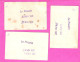 Lot 3 Petites Photos Promotionnelles Film L'Ordonnance Avec Fernandel Cinéma Le Pouzin Ardèche 1937 - Cinema Advertisement