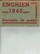 ENGHIEN 1940 SOUVENIRS DE GUERRE 10 CARTES ATTACHEES CARNET EN TRES BON ETAT - Edingen