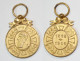 Médaille-BE-402_403-règne Léopold II Et Règne Albert 1er_sans Ruban - Andere & Zonder Classificatie