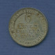 Hessen-Kassel 1/6 Taler 1834, Wilhelm II. U. Fr. Wilhelm, J 31 Vz (m3587) - Petites Monnaies & Autres Subdivisions