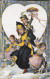 AK Kinder In Tracht Mit HUnd - Künstlerkarte - Ca. 1910 (69110) - Groepen Kinderen En Familie