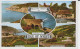 Isle Of Wight  Carte Multi Vues, Beauty Spots : Alum Bay, The Needles, Godshill, The Undercliff Niton  CM 2 Scans - Altri & Non Classificati