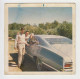 Guys, Two Young Men Pose To Old Chevrolet Impala Car, Vintage Orig Square Photo 8.8x8.8cm. (30513) - Automobiles