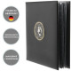 Safe Münzalbum Premium "Universal" Mit 4 Blättern, Schwarz Nr. 7346 Neu 7860 - Encuadernaciones Y Hojas