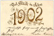 Neujahr 1902 - Prägekarte - Nieuwjaar