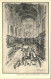 11777375 Cambridge Cambridgeshire King's College Chapel Choir Drawing Kuenstlerk - Autres & Non Classés