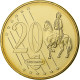 Serbie, 20 Euro Cent, Fantasy Euro Patterns, Essai-Trial, 2004, Or Nordique, FDC - Essais Privés / Non-officiels