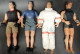 Lot 4 Dolls Action Man HASBRO International 1996 2001 1996 1998 - Action Man