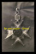77 - MELUN - ATTENTAT CONTRE M. CAUDRON, ARCHIPRETRE - SEPT 1913 - LA CROIX CASSEE PAR LA BALLE - CARTE PHOTO ORIGINALE - Melun