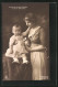 AK Prinzessin August Wilhelm Von Preussen Mit Ihrem Söhnchen Portraitiert  - Koninklijke Families