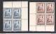 1932 SAN MARINO N° 159/163 SPLENDIDE QUARTINE MNH** Certificati Diena/Bolaffi - Sonstige & Ohne Zuordnung