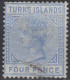 Turks Islands - Definitive - 4 P - Queen Victoria - Mi 19 - 1881 - Andere & Zonder Classificatie