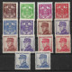 Monaco  N°154/66*.Louis II Et Armoiries. Cote 88€ - Unused Stamps