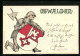 AK Obwalden, Ritter Mit Hellebarde Und Dem Wappen Des Schweizer Kantons  - Genealogy