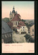 AK Rochlitz, Petrikirche Und Schloss Mit Weinhandlung Von Emil Fischer  - Rochlitz