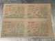 SOUTH VIETNAM 1960 Military Post Admission Stamp U/M Marginal Block Of 4 VARIETY ERROR Print Imprinted Vyre Rare - Vietnam