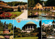 73626000 Baden Wien Blumenuhr Teich Im Doblhoffpark Lanner Strauss Denkmal Beeth - Other & Unclassified