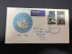 3-5-2024 (4 Z 4) FDC New Zealand Letter (posted To Australia) 1967 - Royal Society Centenary - FDC