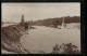 Foto-AK München, Eingestürzte Prinzregentenbrücke 1899  - Muenchen