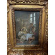 18th Century Oil On Canvas, Genre Scene, Framed - Oils