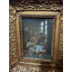 18th Century Oil On Canvas, Genre Scene, Framed - Huiles