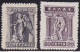 1913-23 Greece/Grecia, N° 197B-198D Printed On Gum Side  MLH/* - Andere & Zonder Classificatie