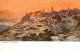 73804542 Bethelehem Panorama Abendstimmung Kuenstlerkarte Serie 709 Palaestine N - Israele