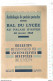 XF / PROGRAMME Bal Du LYCEE 1938 Palais D'hiver 1938 // LYON Poésie POTACHE // Publicité DAUPHINE BERLIET Voiture - Programas