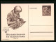 AK Frau Bemalt Kleine Figuren, , Ganzsache WHW Winterhilfswerk 1938-39  - Cartes Postales