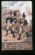 Künstler-AK Infanterie-Regiment Kaiser Friedrich, König Von Preussen (7. Württ.) Nr. 125, Eroberung Einer Ortschaft  - Regiments