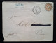 Preussen 1865, Umschlag Berlin Nach Pirna Mi U28B - Enteros Postales