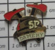 2422 Pin's Pins / Beau Et Rare : POMPIERS / SAPEURS POMPIERS DE DAMERY Marne - Pompieri