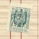 ESPAÑA 1941 — Timbre ESPECIAL PARA FACTURAS Y RECIBOS 15 Cts — Sello Fiscal En Factura Completa - Revenue Stamps