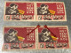 SOUTH VIETNAM Stamps(1966-LALUTTE ET LA CONS TRUCTION-0d80) Piled ERROR(printing)2 STAMPS-vyre Rare - Vietnam