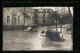 AK Coburg, Hochwasser 1909 In Den Strassen Der Stadt  - Overstromingen