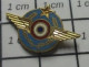 1022 Pin's Pins / Beau Et Rare : AVIATION / MINI PIN'S COCARDE AILES ETOILE Tout Le Folklore ! - Aerei