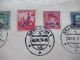 20.4.1939 Slowakei Slovensko MiF 6 Marken Mit Aufdruck Slovensky Stat Stempel Bratislava 4g Per Expres / Eilbrief - Covers & Documents