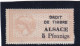 Timbre Fiscal ALSACE - Stamps