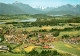 73618141 Lechbruck See Fliegeraufnahme Mit Tiroler Und Allgaeuer Alpen Lechbruck - Otros & Sin Clasificación