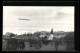 AK München, Zeppelins Grosse Fernfahrt Nach München 1909, Ballon Im Landeanflug  - Zeppeline