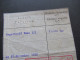 Delcampe - Österreich 1918 Nr.222 EF Auf Briefstück Violetter Stempel Lenesice / Frachtbrief ? Inhalt / Wirkliches Rohgewicht - Lettres & Documents