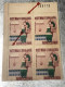 SOUTH VIETNAM Stamps(1967-ARTISANAT-3d00) PRINT ERROR(ASKEW)BLOCK 4-vyre Rare - Vietnam