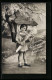 Foto-AK Amag Nr. 65265 /5: Junges Mädchen Mit Schultüte Und Rucksack  - Fotografie