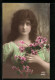 Foto-AK Amag Nr. 62566 /1: Junge Frau Mit Blumenstrauss  - Photographs